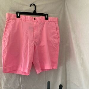 Polo Golf Ralph Lauren Pink Flat Front Cotton Shorts – Men’s Size 36